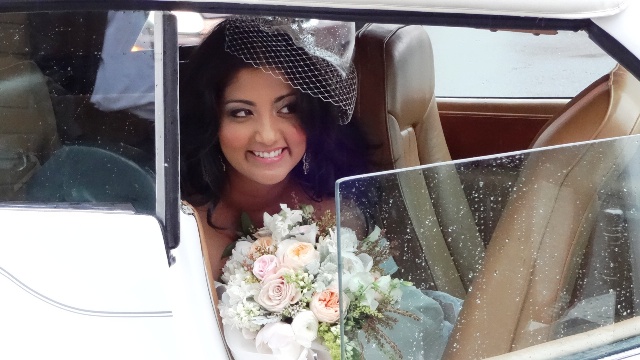 Amanda arriving. Photo by Alan Viau