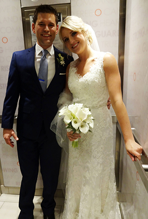 Fire Alarm Interrupts Wedding Ceremony | Marissa and Kurtis