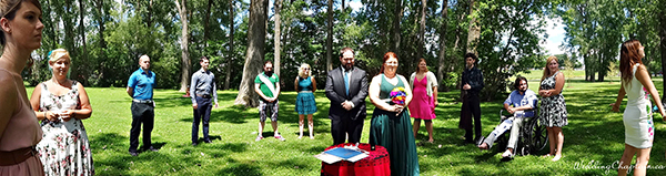 pagan wedding calling the corners