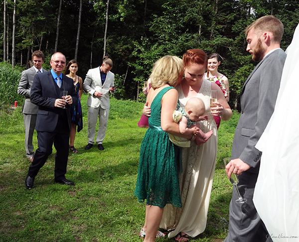 after the intimate wedding