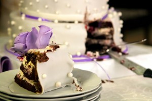 You've gotta love your wedding cake.