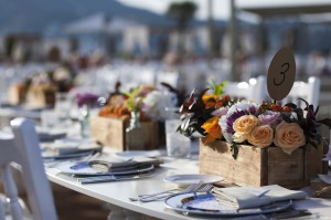 impressive wedding set up