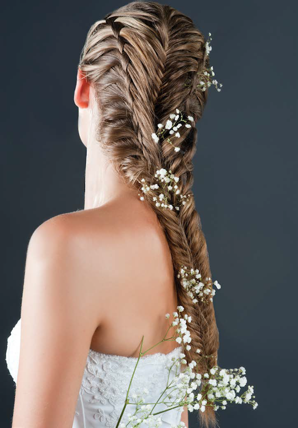 bridal hair
