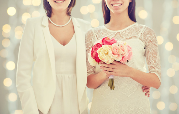 lesbian wedding fashion